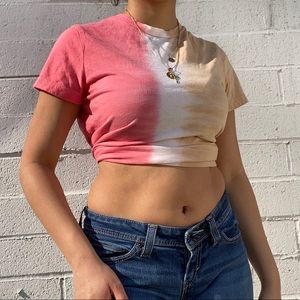 Split Tie Dye T Shirt